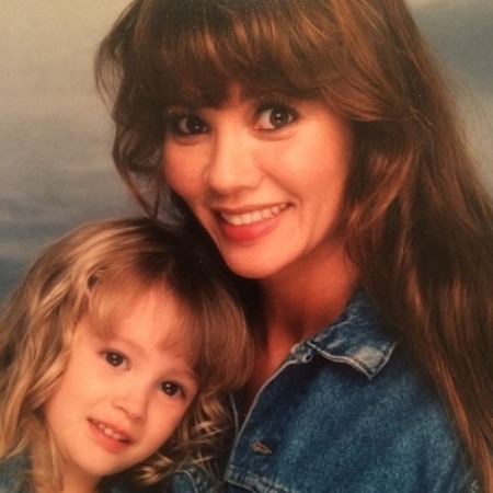Bryana Holly with her mother Claudia.